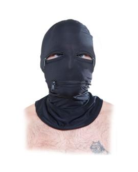 Fetish Fantasy Series - Kapuze mit Reißverschlüssen Schwarz
