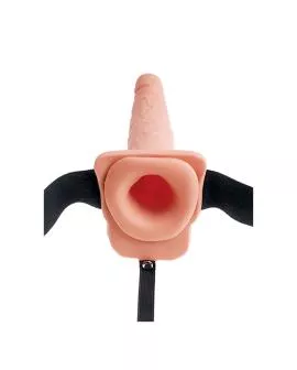 Fetish Fantasy Series - Spritzender Strap-On Penis 19 cm