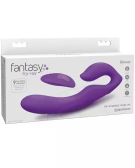 FANTASY FOR HER - DOPPELPENETRATIONSVIBRATOR MIT FERNBEDIENUNG, 9 VIOLETTE STUFEN