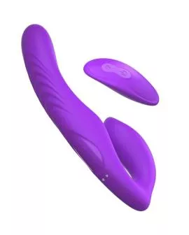 FANTASY FOR HER - DOPPELPENETRATIONSVIBRATOR MIT FERNBEDIENUNG, 9 VIOLETTE STUFEN