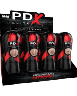 PDX Elite Stroker-Set - 12 Einheiten: 6 Vagina, 3 Anal, 3 Mund