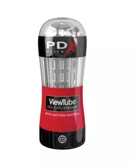 PDX Elite Viewtube Stroker - Saugkontrolle Transparent
