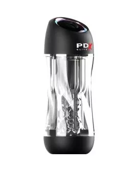 PDX Elite Viewtube Pro Vibrator - Transparenter Stroker