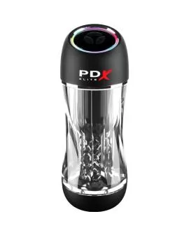 PDX Elite Viewtube Pro Vibrator - Transparenter Stroker