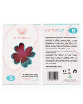 INTIMICHIC Menstruationscup - Medizinisches Silikon, Größe