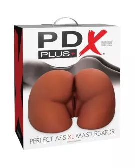 PDX PLUS - PERFECT ASS XL DOPPELTER EINGANGS-BRAUN-MASTURBATOR