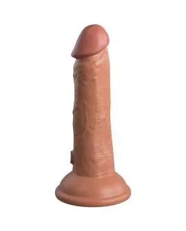 KING COCK Elite Realistischer Silikondildo 15.2 cm - Karamell