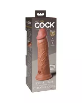 KING COCK - ELITE REALISTISCHER SILIKONDILDO 20.3 CM KARAMELL