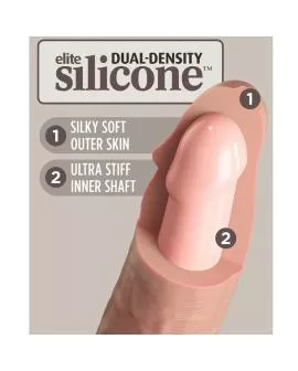 KING COCK - ELITE REALISTISCHER SILIKONDILDO 20.3 CM