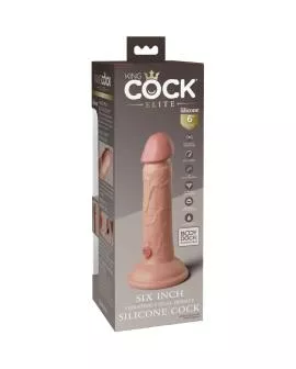 KING COCK - Elite Realistischer Vibrationsdildo 15,2 cm