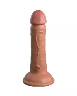 King Cock Elite Realistischer Dildo - Vibration 15.2 cm Karamell