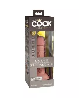 KING COCK - Elite Realistischer Vibrationsdildo 15,2 cm