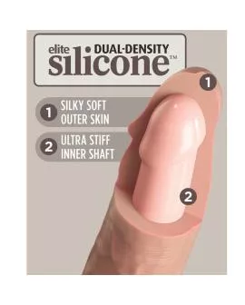 KING COCK - Elite Realistischer Vibrationsdildo 15,2 cm