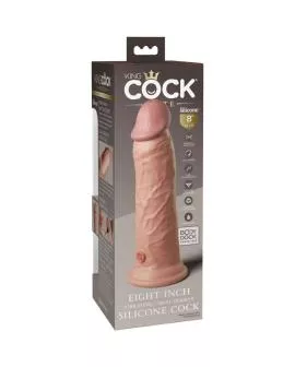 King Cock Elite Realistischer Vibrations-Dildo - Silikon 20,3 cm