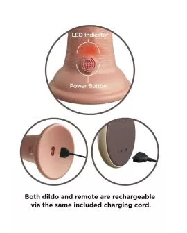 King Cock - Elite Realistischer Dildo Vibrator 23 cm