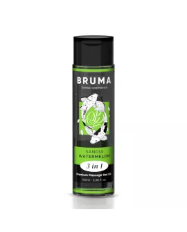 BRUMA Premium Erotik-Massageöl mit Wärmeeffekt - Wassermelone 100 ml