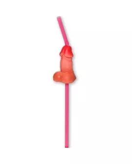 Diablo Picante - 5 Natürliche Große Penis-Strohhalm Beutel