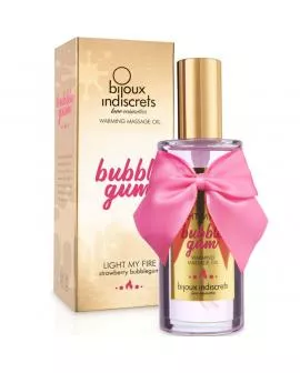 BIJOUX - INDISCRETS LIGHT MY FIRE MASSAGEÖL WÄRMEEFFEKT GUM-GESCHMACK