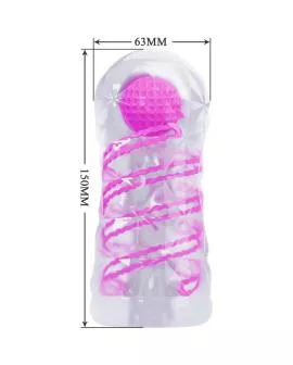 PRETTY LOVE - FANTASY MÄNNLICHER MASTURBATOR MIT INNENSPIRALE UND TRANSPARENTEN BLLEN