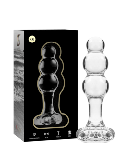 Nebula Series by Ibiza - Modell 1 Glasstecker Transparent 10,5 cm
