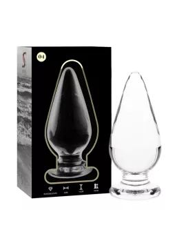 Nebula by Ibiza Modell 4 - Analplug Borosilikatglas klar 11cm