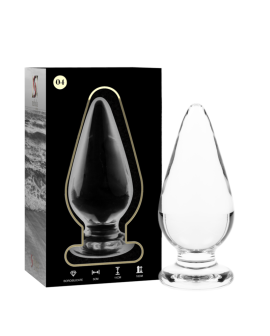 Nebula by Ibiza Modell 4 - Analplug Borosilikatglas klar 11cm