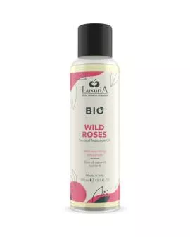 Intimateline Luxuria - Bio Wilde Rosen Massageöl 100 ml