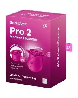 SATISFYER - AIR PULSE PRO 2 MODERNER BLOSSOM VIBRATOR