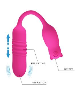 Pretty Love - Nobikuma Rosa Silikon-Vibrationsbullet