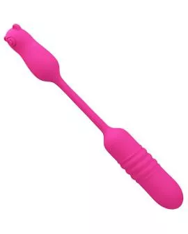 Pretty Love - Nobikuma Rosa Silikon-Vibrationsbullet