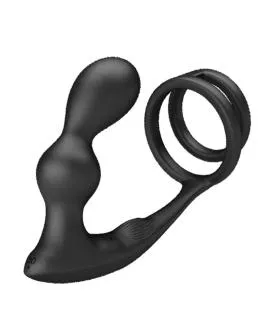 PRETTY LOVE - MARSHALL PENISRING MIT VIBRATORISCHEM ANALPLUG MIT FERNBEDIENUNG