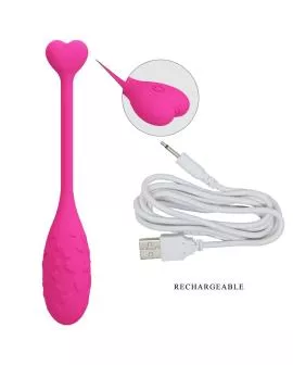 PRETTY LOVE - APP-GESTEUERTES ROSA FISHER-VIBRATIONS-EI