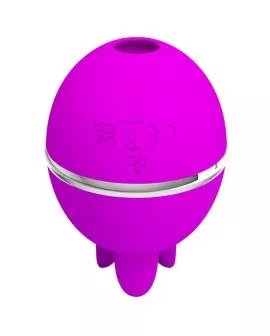 Pretty Love Gemini Ball Lila - Runder Silikon-Vibrator