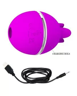 Pretty Love Gemini Ball Lila - Runder Silikon-Vibrator