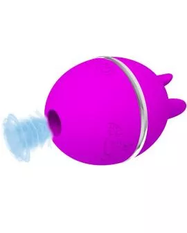 Pretty Love Gemini Ball Lila - Runder Silikon-Vibrator