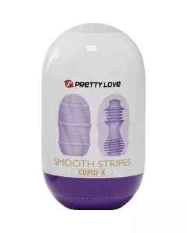 Pretty Love - Glattes Streifen-Cupid Masturbator-Ei