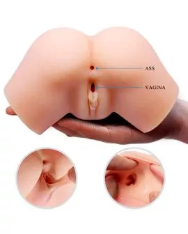 CRAZY BULL - REALISTISCHER VAGINA- UND ANUS-VIBRATOR SAMANTHA