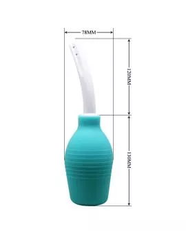 MR PLAY - ANAL-BIRNE-BLAUE GUMMI-DUSCHE