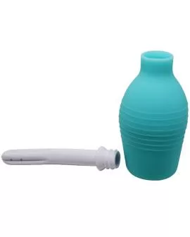 MR PLAY - ANAL-BIRNE-BLAUE GUMMI-DUSCHE