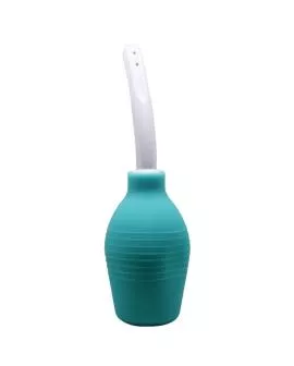 MR PLAY - ANAL-BIRNE-BLAUE GUMMI-DUSCHE