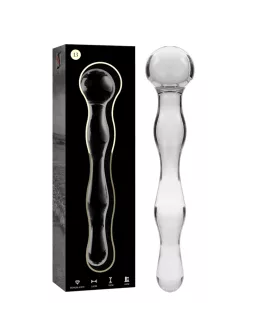 Nebula Series by Ibiza Modell 13 Dildo Borosilikatglas Klar 18 cm - Ø 3,5 cm