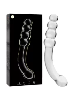 Nebula Series by Ibiza - Modell 14 Dildo Borosilikatglas Klar 18,5 cm Ø 3 cm