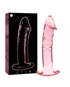 Nebula Series by Ibiza - Modell 19 Dildo Borosilikatglas Rosa 18,5 cm Ø 4 cm