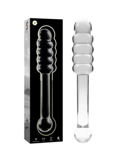 Nebula Series by Ibiza - Modell 20 Dildo Borosilikatglas Klar 20,5 cm