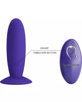 PRETTY LOVE - JUGENDPLUG ANALVIBRATOR MIT FERNBEDIENUNG VIOLETT
