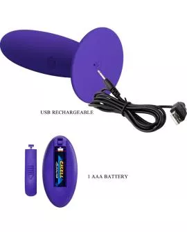 PRETTY LOVE - JUGENDPLUG ANALVIBRATOR MIT FERNBEDIENUNG VIOLETT