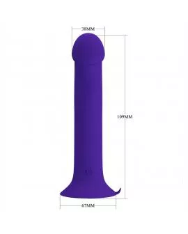 PRETTY LOVE - MURRAY YOUTH VIBRIERENDER DILDO & WIEDERAUFLADBARER VIOLETT