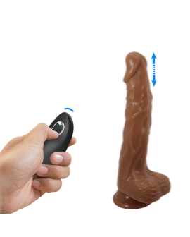 Baile Bodach - Realistischer Vibrator mit Fernbedienung und Saugnapf