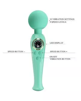 Pretty Love Skyler Green - Grüner Zauberstab-Vibrator