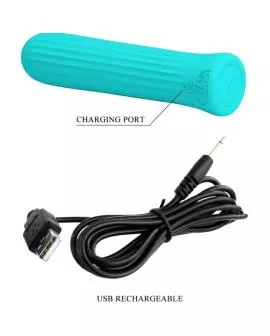 Pretty Love - Blanche blauer Stimulator-Vibrator